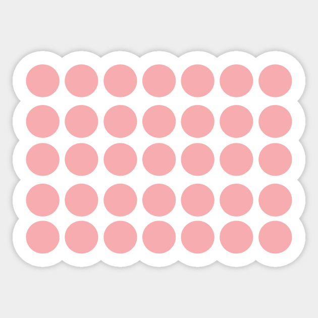 Pink Symetric Dots Sticker by Nathalodi